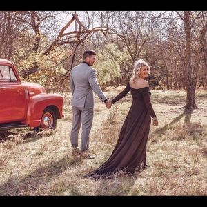 Black Maternity Dress